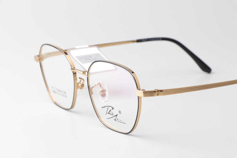 SS98010 Eyeglasses Black Gold