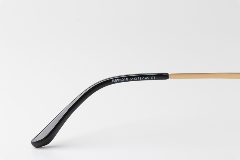 SS98010 Eyeglasses Black Gold