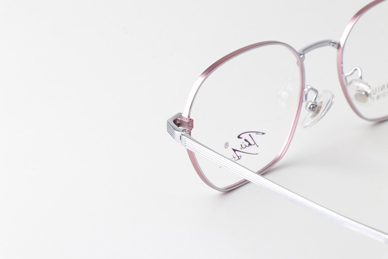 SS98010 Eyeglasses Pink Silver