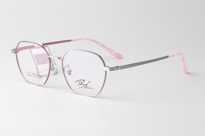 SS98010 Eyeglasses Pink Silver