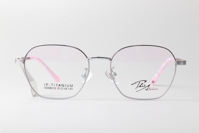 SS98010 Eyeglasses Pink Silver