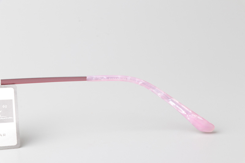 SS98010 Eyeglasses Pink Silver