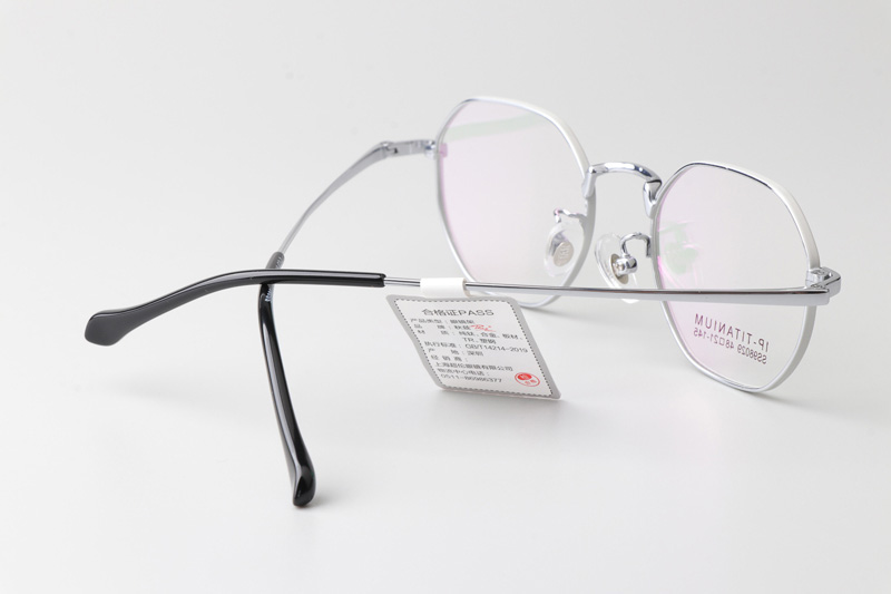 SS98029 Eyeglasses White Silver