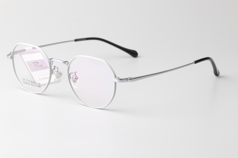 SS98029 Eyeglasses White Silver