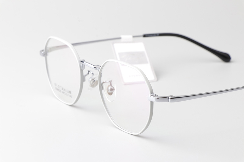 SS98029 Eyeglasses White Silver
