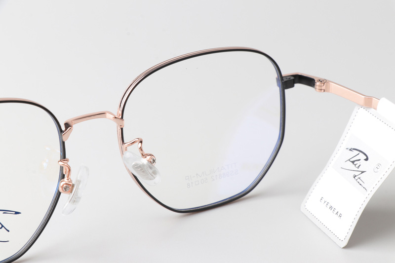 SS98812 Eyeglasses Black Rose Gold