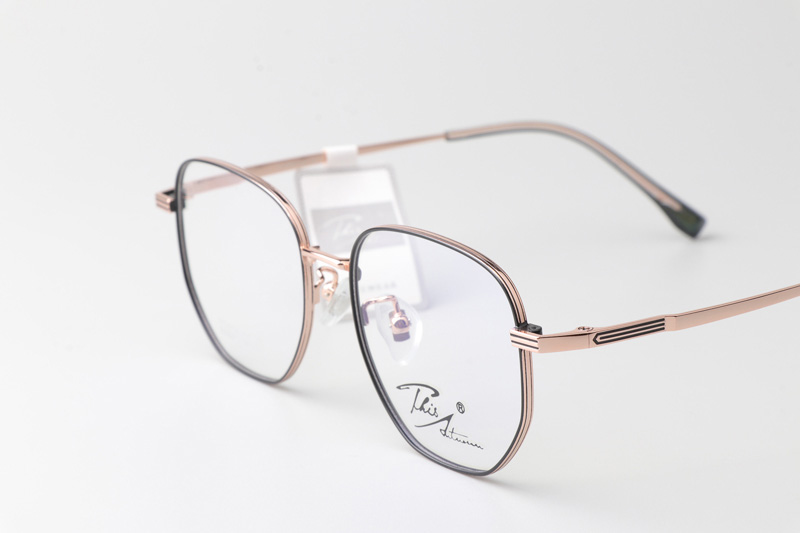 SS98812 Eyeglasses Black Rose Gold