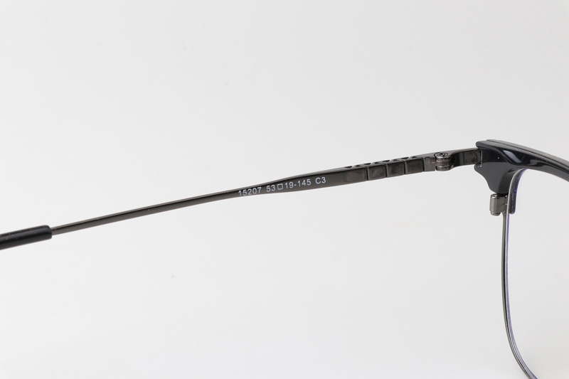 SW15207 Eyeglasses Black Gunmetal