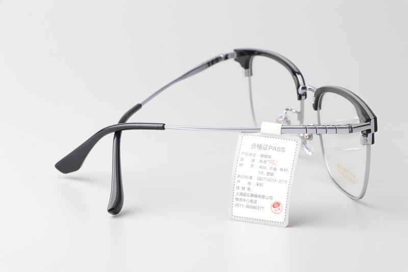 SW15207 Eyeglasses Black Silver