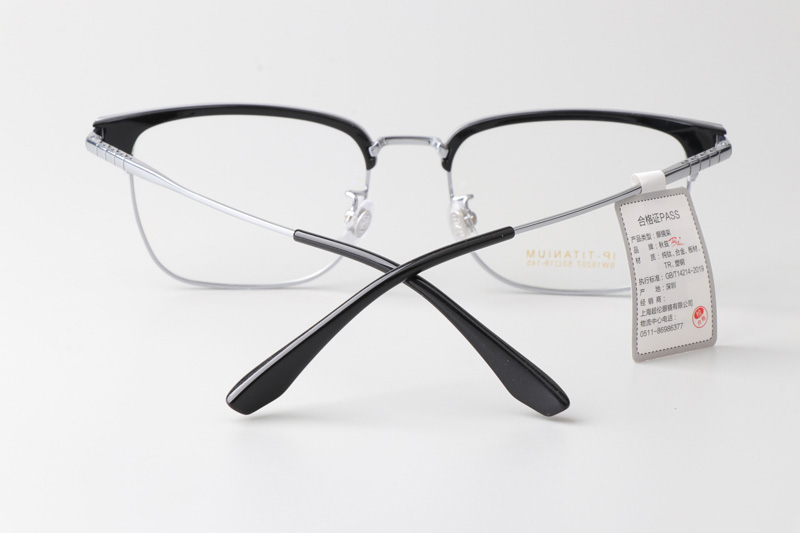 SW15207 Eyeglasses Black Silver