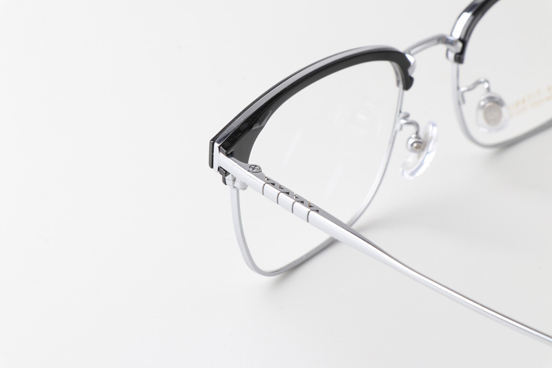SW15207 Eyeglasses Black Silver