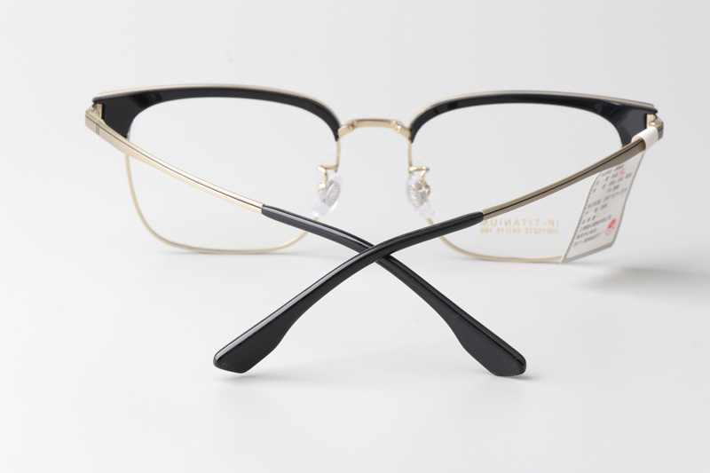 SW15212 Eyeglasses Black Gold