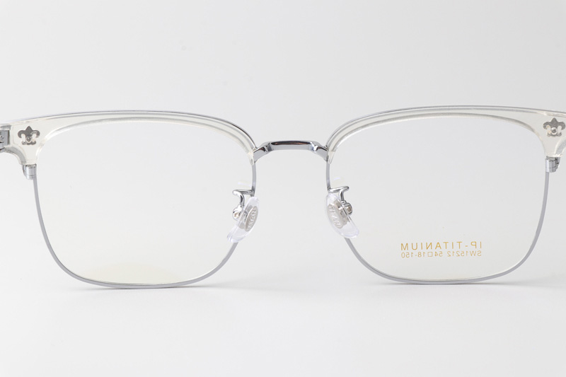 SW15212 Eyeglasses Clear Silver