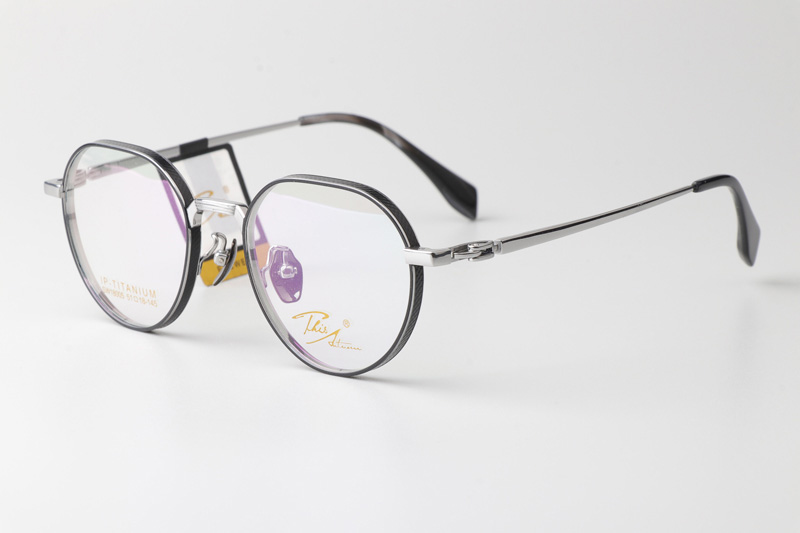 SW18005 Eyeglasses Black Silver
