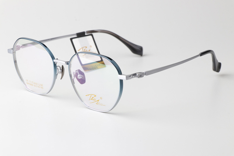 SW18006 Eyeglasses Blue Silver