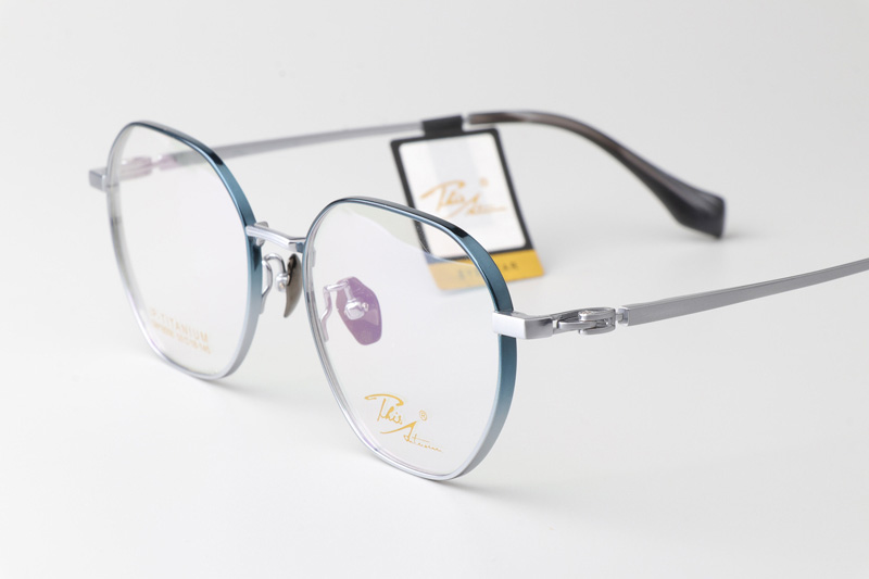 SW18006 Eyeglasses Blue Silver