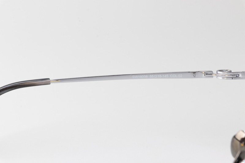 SW18006 Eyeglasses Blue Silver