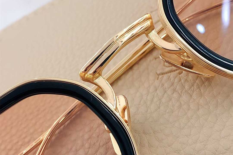 Samuel Sunglasses Black Gold Gradient Brown