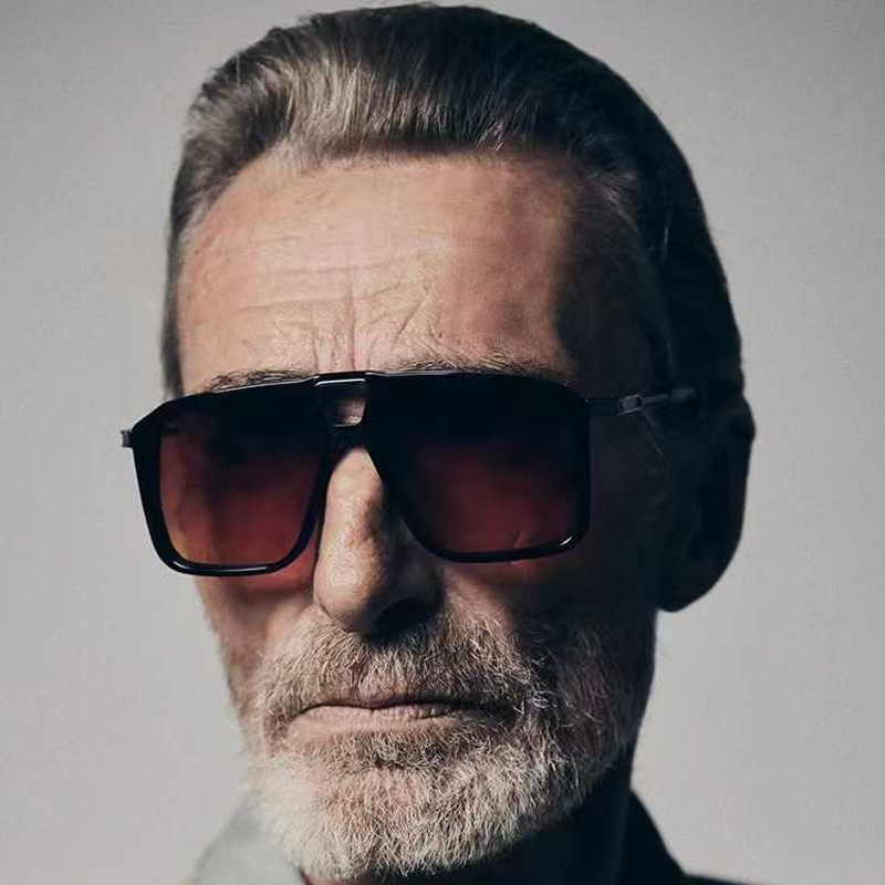 Savoy Sunglasses Black Gunmetal Gradient Brown