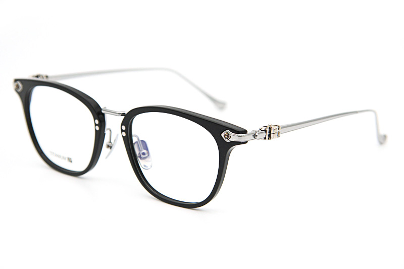 Shagass Eyeglasses Black Silver