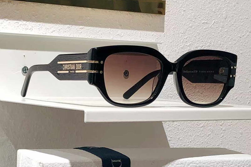 Signature S13F Sunglasses Black Gradient Brown