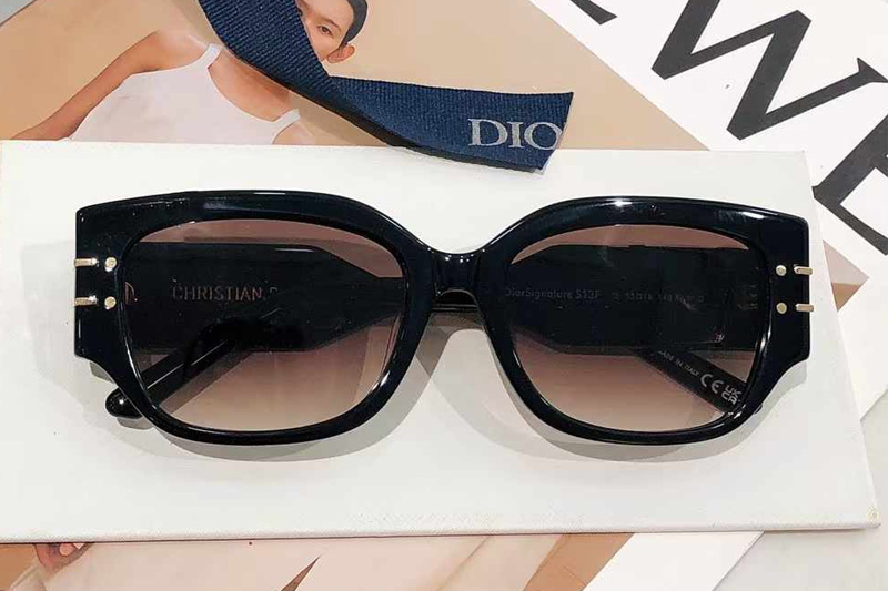 Signature S13F Sunglasses Black Gradient Brown