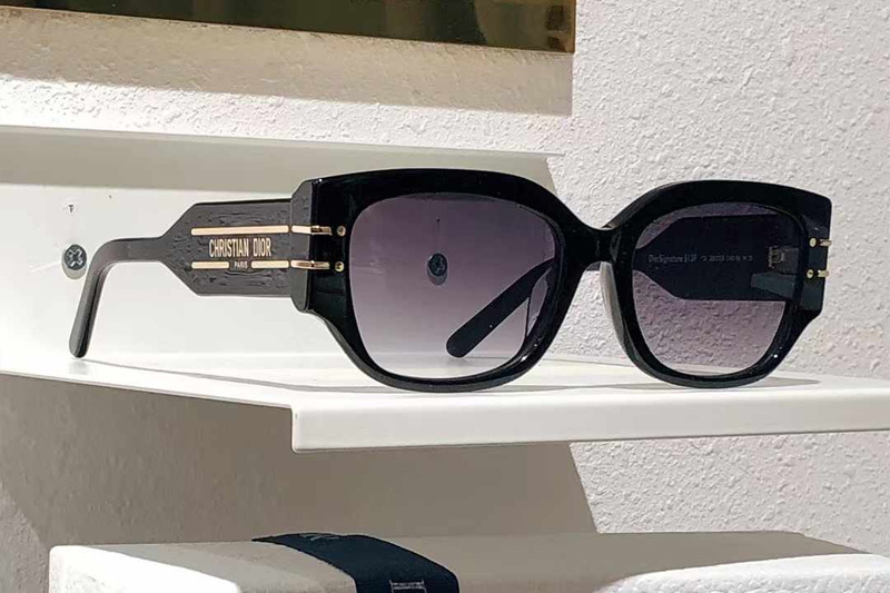 Signature S13F Sunglasses Black Gradient Gray