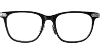 Slag Eyeglasses Black Silver