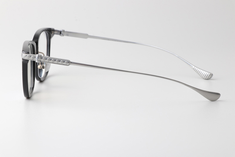 Slag Eyeglasses Black Silver