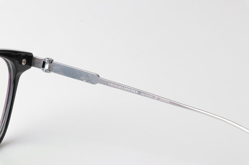 Slag Eyeglasses Black Silver