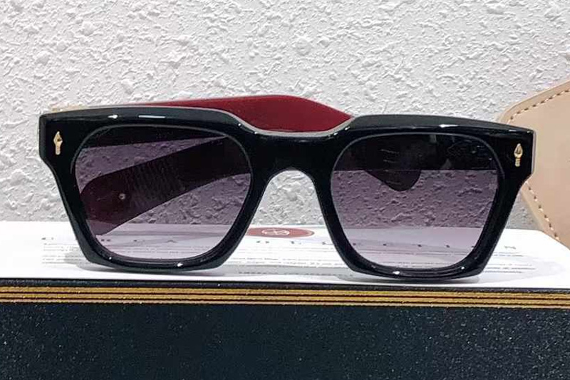 Sterett Sunglasses Black Red Gradient Gray