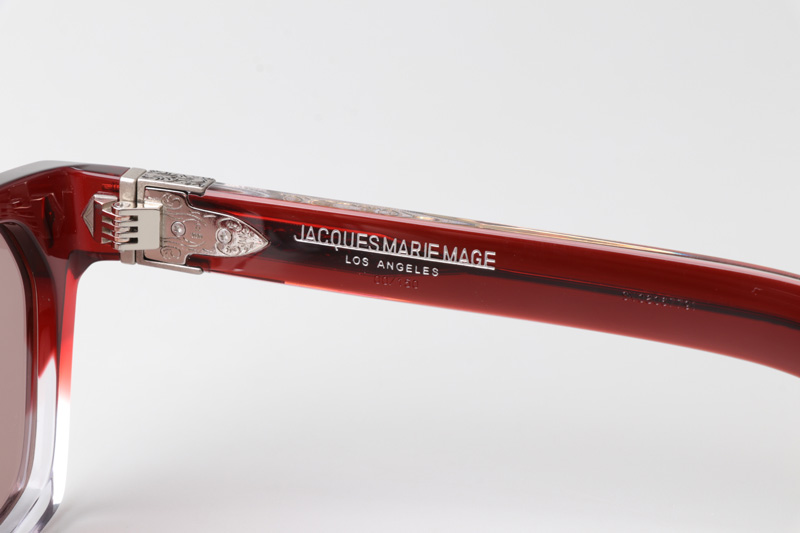 Sterett Sunglasses Red Transparent Brown