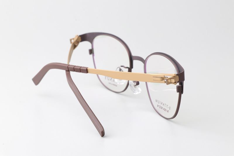 TA1524 Eyeglasses C1 Coffee Gold