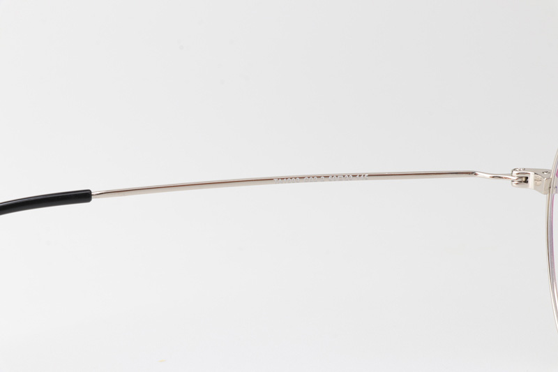 TC1003 Eyeglasses Red Silver