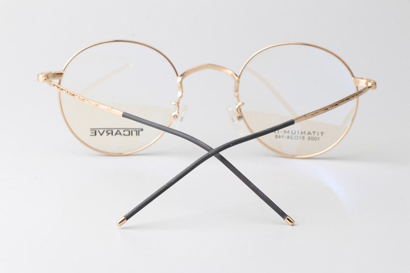 TC1005 Eyeglasses Black Gold
