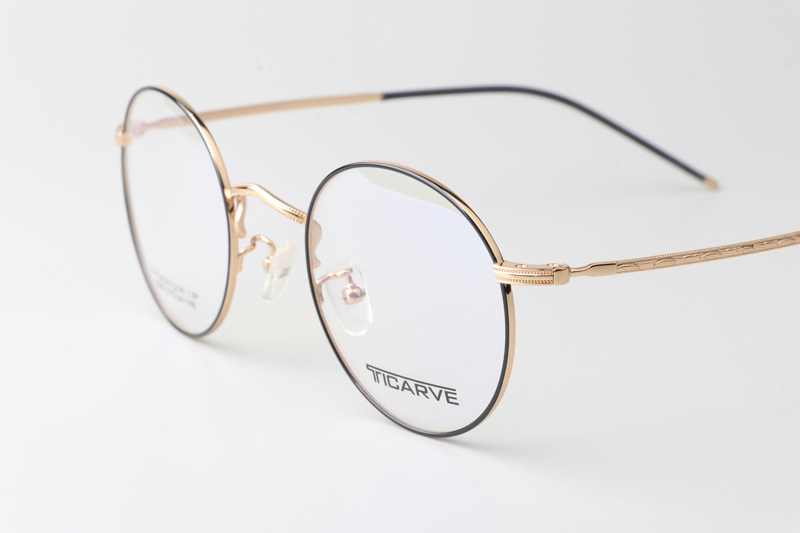 TC1005 Eyeglasses Black Gold