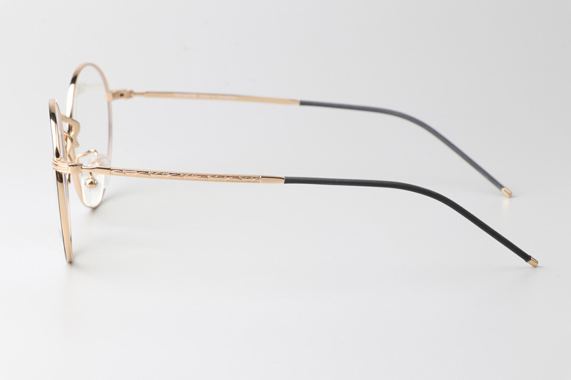 TC1005 Eyeglasses Black Gold