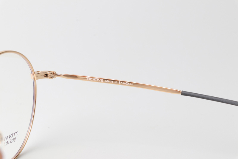 TC1005 Eyeglasses Black Gold