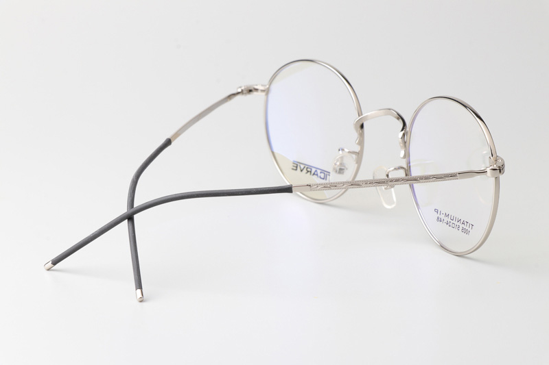 TC1005 Eyeglasses Black Silver