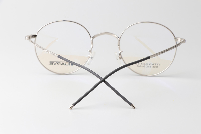 TC1005 Eyeglasses Black Silver