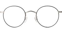 TC1005 Eyeglasses Black Silver