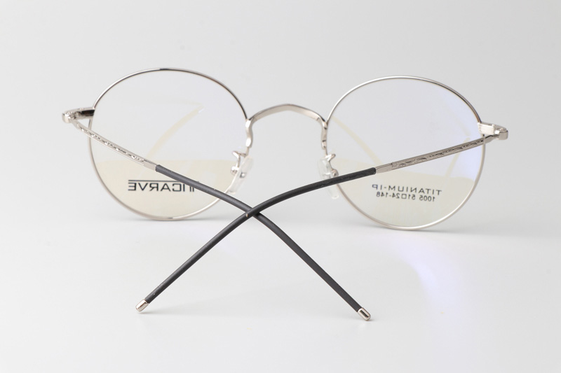 TC1005 Eyeglasses Red Silver