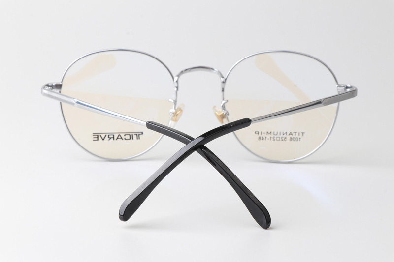 TC1006 Eyeglasses Black Silver
