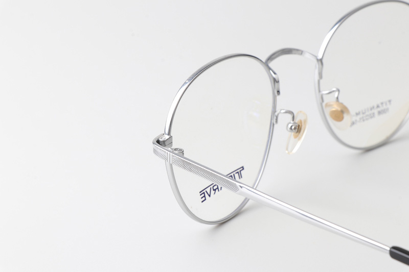 TC1006 Eyeglasses Black Silver