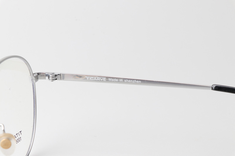 TC1006 Eyeglasses Black Silver