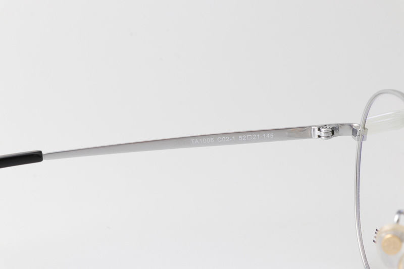 TC1006 Eyeglasses Black Silver