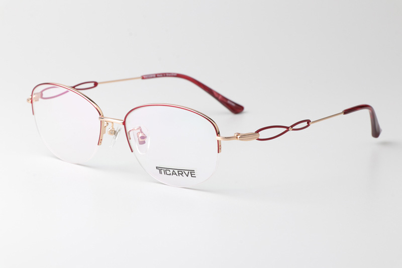 TC80106 Eyeglasses Red Gold