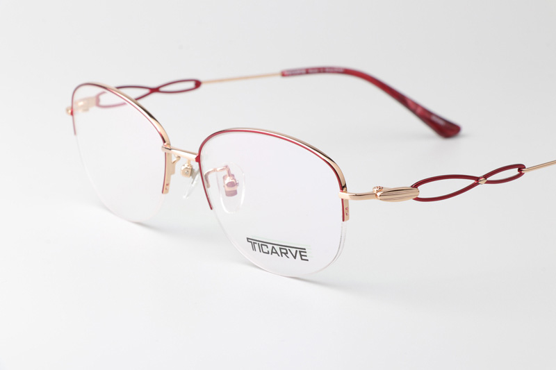 TC80106 Eyeglasses Red Gold