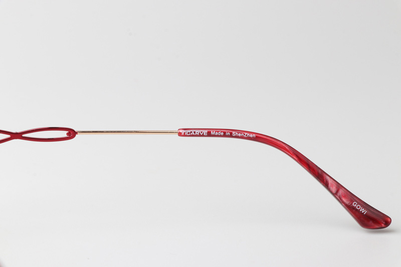 TC80106 Eyeglasses Red Gold