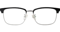 TC8157 Eyeglasses Black Silver